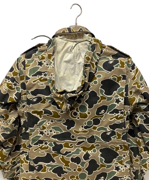 A BATHING APE（ア ベイシング エイプ）A BATHING APE (ア ベイシング エイプ) M-65サンプリングジャケット サイズ:Lの古着・服飾アイテム