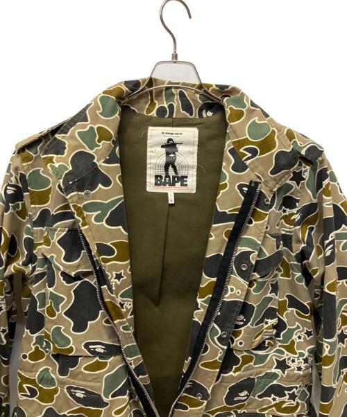 A BATHING APE（ア ベイシング エイプ）A BATHING APE (ア ベイシング エイプ) M-65サンプリングジャケット サイズ:Lの古着・服飾アイテム