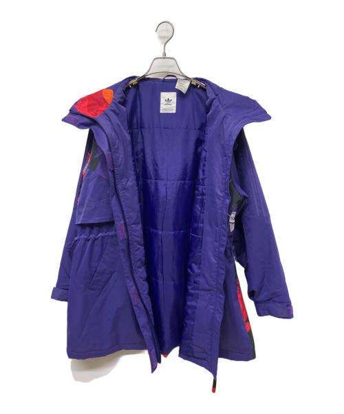 adidas（アディダス）adidas (アディダス) ナイロンジャケット パープル サイズ:36の古着・服飾アイテム