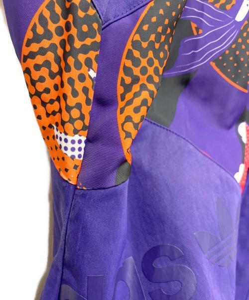 adidas（アディダス）adidas (アディダス) ナイロンジャケット パープル サイズ:36の古着・服飾アイテム