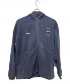F.C.R.B.エフシーレアルブリストル）の古着「RELAX FIT ZIP UP HOODIE」｜ネイビー