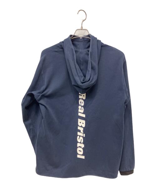 F.C.R.B.（エフシーレアルブリストル）F.C.R.B. (エフシーレアルブリストル) RELAX FIT ZIP UP HOODIE ネイビー サイズ:Lの古着・服飾アイテム