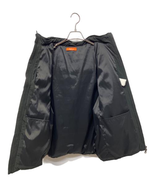 NICOLE（ニコル）NICOLE (ニコル) 異素材切り替えフードブルゾン ブラック サイズ:48の古着・服飾アイテム