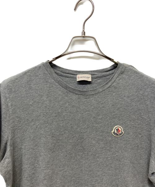 MONCLER（モンクレール）MONCLER (モンクレール) 半袖Tシャツ グレー サイズ:Lの古着・服飾アイテム