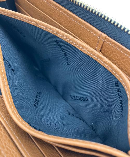 PORTER（ポーター）PORTER (ポーター) ラウンドファスナー財布 ブラックの古着・服飾アイテム