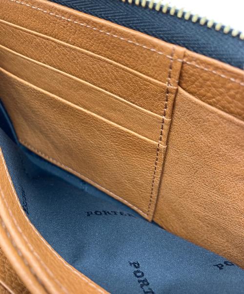 PORTER（ポーター）PORTER (ポーター) ラウンドファスナー財布 ブラックの古着・服飾アイテム