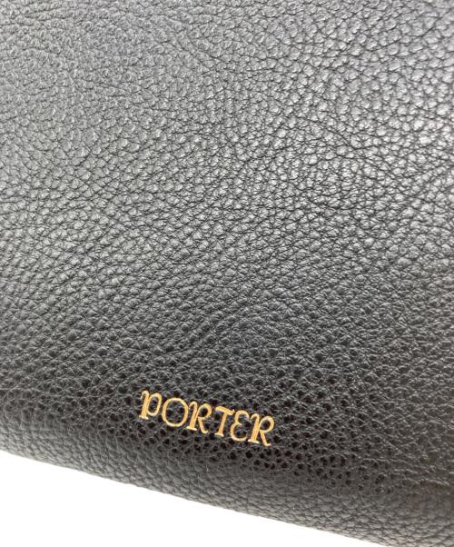 PORTER（ポーター）PORTER (ポーター) ラウンドファスナー財布 ブラックの古着・服飾アイテム
