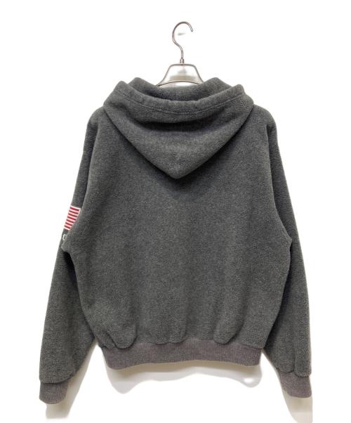 POLO SPORT（ポロスポーツ）POLO SPORT (ポロスポーツ) フリースパーカー グレー サイズ:Mの古着・服飾アイテム