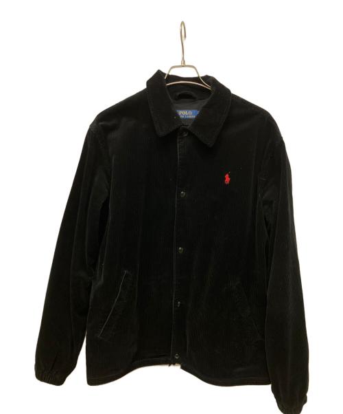 POLO RALPH LAUREN（ポロ・ラルフローレン）POLO RALPH LAUREN (ポロ・ラルフローレン) コーデュロイジャケット ブラック サイズ:LGの古着・服飾アイテム