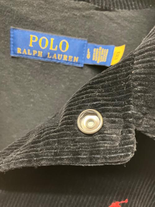 POLO RALPH LAUREN（ポロ・ラルフローレン）POLO RALPH LAUREN (ポロ・ラルフローレン) コーデュロイジャケット ブラック サイズ:LGの古着・服飾アイテム