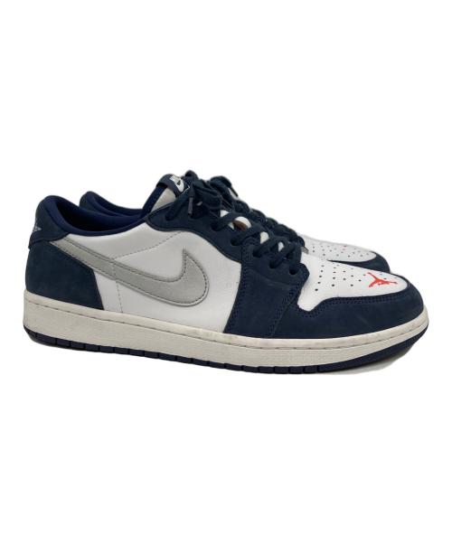 NIKE SB（ナイキエスビー）NIKE SB (ナイキエスビー) AIR JORDAN 1 LOW QS ミッドナイトネイビー/メタリックシルバー サイズ:29cmの古着・服飾アイテム