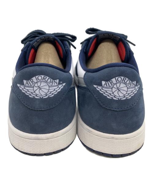 NIKE SB（ナイキエスビー）NIKE SB (ナイキエスビー) AIR JORDAN 1 LOW QS ミッドナイトネイビー/メタリックシルバー サイズ:29cmの古着・服飾アイテム