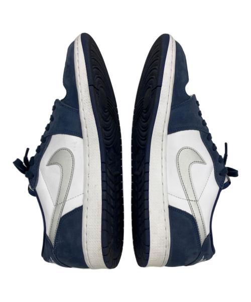 NIKE SB（ナイキエスビー）NIKE SB (ナイキエスビー) AIR JORDAN 1 LOW QS ミッドナイトネイビー/メタリックシルバー サイズ:29cmの古着・服飾アイテム