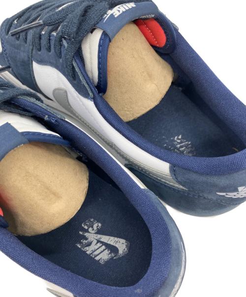 NIKE SB（ナイキエスビー）NIKE SB (ナイキエスビー) AIR JORDAN 1 LOW QS ミッドナイトネイビー/メタリックシルバー サイズ:29cmの古着・服飾アイテム