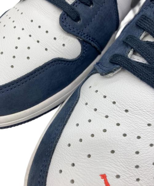 NIKE SB（ナイキエスビー）NIKE SB (ナイキエスビー) AIR JORDAN 1 LOW QS ミッドナイトネイビー/メタリックシルバー サイズ:29cmの古着・服飾アイテム