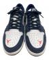 NIKE SB (ナイキエスビー) AIR JORDAN 1 LOW QS ミッドナイトネイビー/メタリックシルバー サイズ:29cm：23000円
