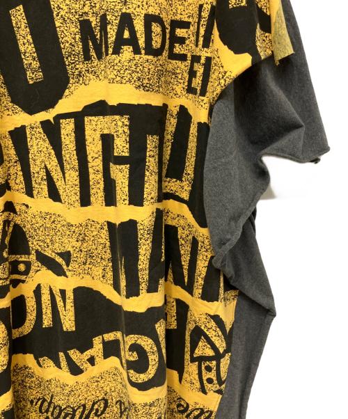 Vivienne Westwood ANGLOMANIA（ヴィヴィアンウエストウッドアングロマニア）VIVIENNE WESTWOOD ANGLOMANIA (ヴィヴィアンウエストウッドアングロマニア) ノースリーブカットソー グレー×イエロー サイズ:38の古着・服飾アイテム
