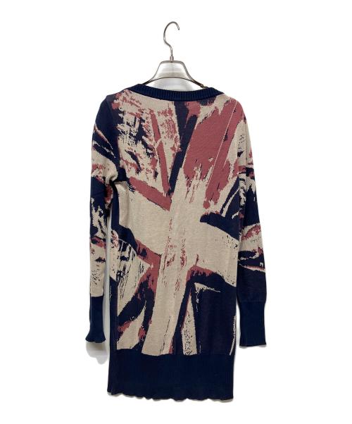 Vivienne Westwood RED LABEL（ヴィヴィアンウエストウッドレッドレーベル）Vivienne Westwood RED LABEL (ヴィヴィアンウエストウッドレッドレーベル) ニットワンピース ネイビー サイズ:2の古着・服飾アイテム