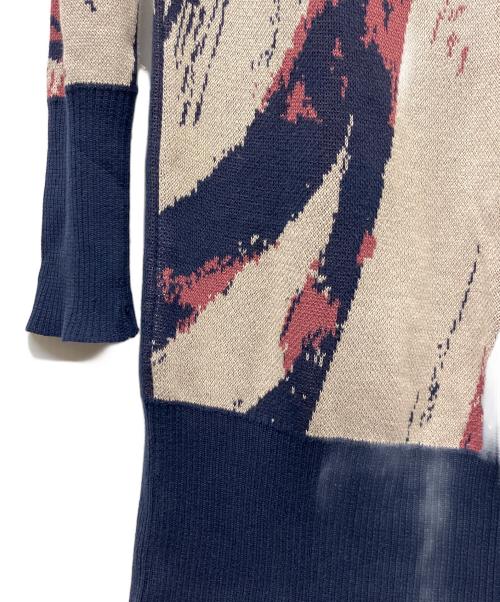 Vivienne Westwood RED LABEL（ヴィヴィアンウエストウッドレッドレーベル）Vivienne Westwood RED LABEL (ヴィヴィアンウエストウッドレッドレーベル) ニットワンピース ネイビー サイズ:2の古着・服飾アイテム