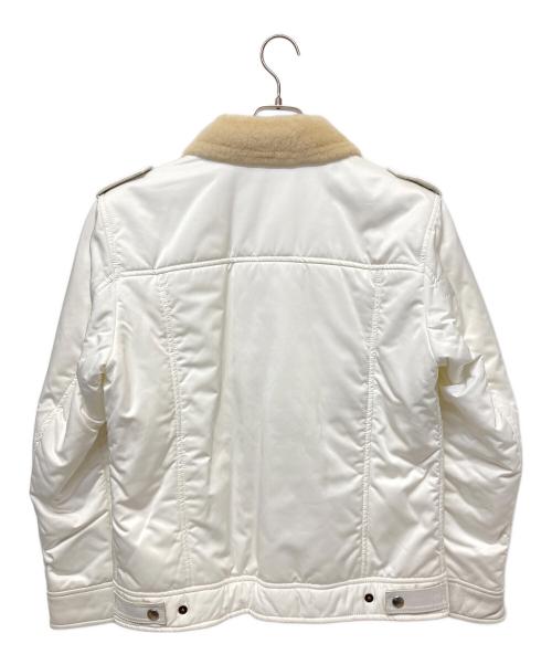 DOLCE & GABBANA（ドルチェ＆ガッバーナ）DOLCE & GABBANA (ドルチェ＆ガッバーナ) 中綿ジャケット ホワイト サイズ:５０の古着・服飾アイテム