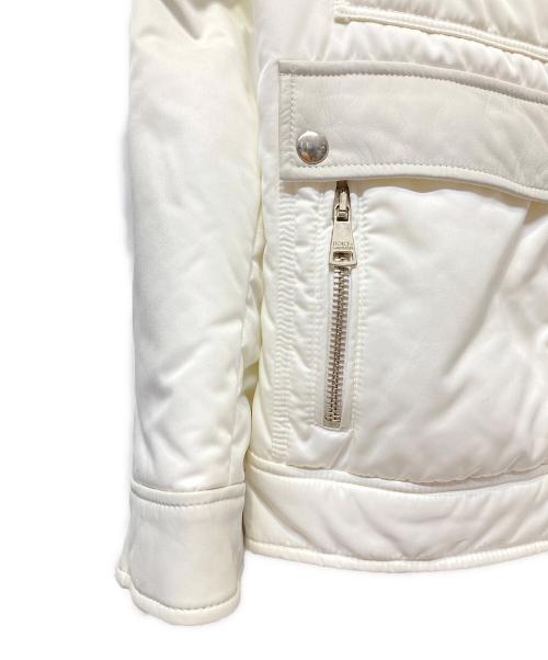 DOLCE & GABBANA（ドルチェ＆ガッバーナ）DOLCE & GABBANA (ドルチェ＆ガッバーナ) 中綿ジャケット ホワイト サイズ:５０の古着・服飾アイテム
