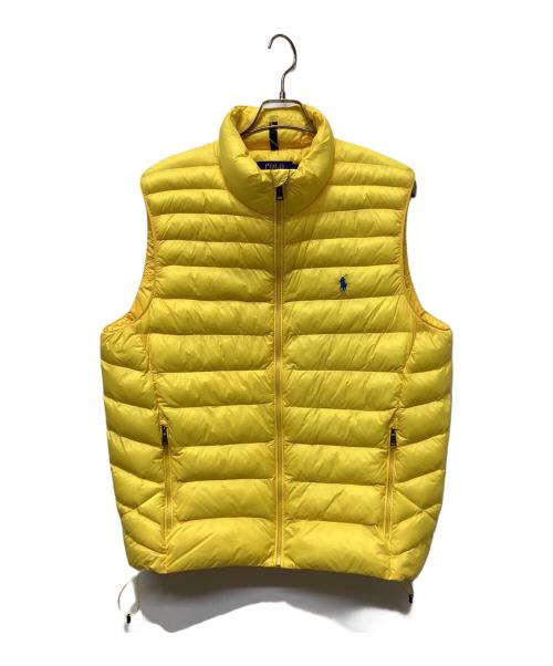 POLO RALPH LAUREN（ポロ・ラルフローレン）POLO RALPH LAUREN (ポロ・ラルフローレン) 中綿ベスト イエロー サイズ:Lの古着・服飾アイテム