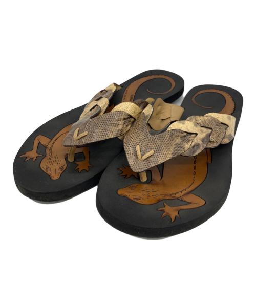 BOTTEGA VENETA（ボッテガベネタ）BOTTEGA VENETA (ボッテガベネタ) トングサンダル ブラック サイズ:41の古着・服飾アイテム