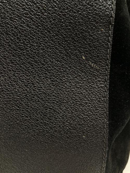 GUCCI（グッチ）GUCCI (グッチ) スエードレザーリュック ブラックの古着・服飾アイテム