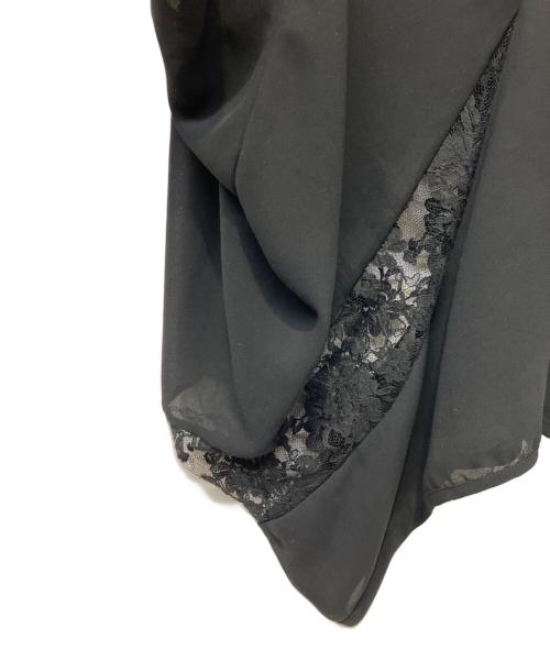 JUNYA WATANABE COMME des GARCONS（(ジュンヤワタナベ コムデギャルソン）JUNYA WATANABE COMME des GARCONS ((ジュンヤワタナベ コムデギャルソン) ムササビ型半袖ブラウス ブラック サイズ:Sの古着・服飾アイテム