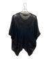 JUNYA WATANABE COMME des GARCONS ((ジュンヤワタナベ コムデギャルソン) ムササビ型半袖ブラウス ブラック サイズ:S：12000円
