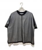 MAISON SPECIALメゾンスペシャル）の古着「半袖カットソー」｜ブラック