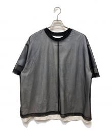 MAISON SPECIAL（メゾンスペシャル）の古着「半袖カットソー」｜ブラック