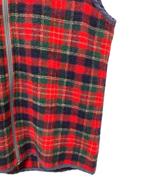 THE NORTH FACE（ザ ノース フェイス）THE NORTH FACE (ザ ノース フェイス) ウールベスト レッド サイズ:Lの古着・服飾アイテム