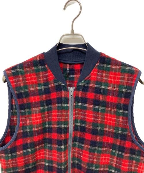 THE NORTH FACE（ザ ノース フェイス）THE NORTH FACE (ザ ノース フェイス) ウールベスト レッド サイズ:Lの古着・服飾アイテム