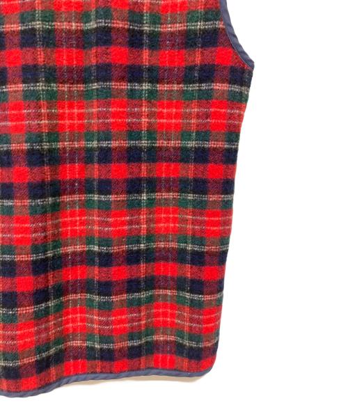 THE NORTH FACE（ザ ノース フェイス）THE NORTH FACE (ザ ノース フェイス) ウールベスト レッド サイズ:Lの古着・服飾アイテム