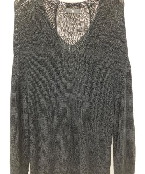 Y's（ワイズ）Y's (ワイズ) 薄手ニット ブラック サイズ:2の古着・服飾アイテム