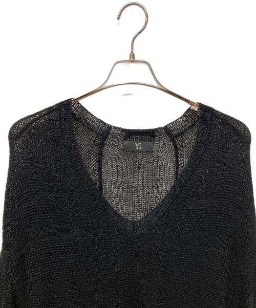 Y's（ワイズ）Y's (ワイズ) 薄手ニット ブラック サイズ:2の古着・服飾アイテム