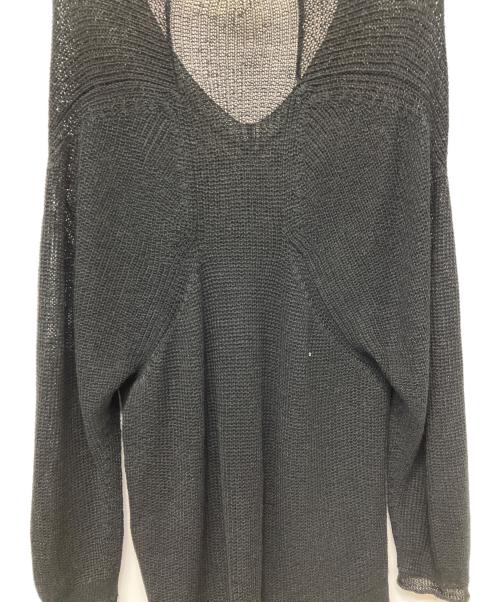 Y's（ワイズ）Y's (ワイズ) 薄手ニット ブラック サイズ:2の古着・服飾アイテム