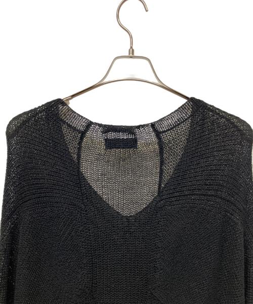 Y's（ワイズ）Y's (ワイズ) 薄手ニット ブラック サイズ:2の古着・服飾アイテム
