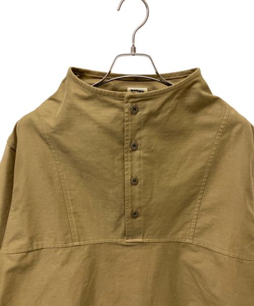 BRENA（ブレナ）BRENA (ブレナ) プルオーバージャケット ブラウン サイズ:記載なしの古着・服飾アイテム