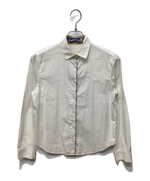 BURBERRY LONDON BLUE LABEL（バーバリーロンドンブルーレーベル）BURBERRY LONDON BLUE LABEL (バーバリーロンドンブルーレーベル) 長袖シャツ ホワイト サイズ:38の古着・服飾アイテム