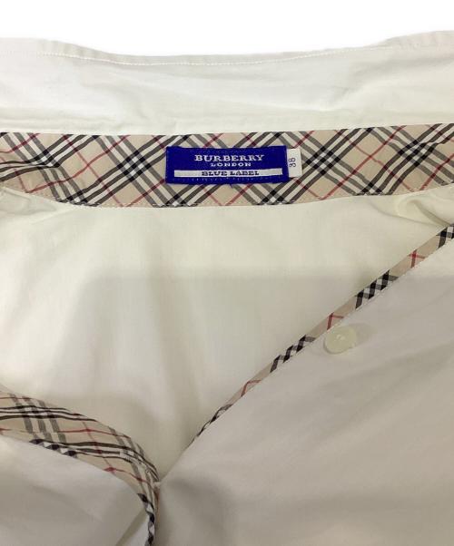 BURBERRY LONDON BLUE LABEL（バーバリーロンドンブルーレーベル）BURBERRY LONDON BLUE LABEL (バーバリーロンドンブルーレーベル) 長袖シャツ ホワイト サイズ:38の古着・服飾アイテム