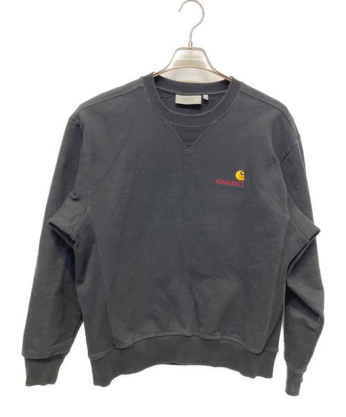 CarHartt（カーハート）CarHartt (カーハート) WACKO MARIA (ワコマリア) スウェット ブラック サイズ:Mの古着・服飾アイテム