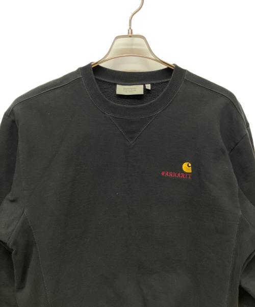 CarHartt（カーハート）CarHartt (カーハート) WACKO MARIA (ワコマリア) スウェット ブラック サイズ:Mの古着・服飾アイテム