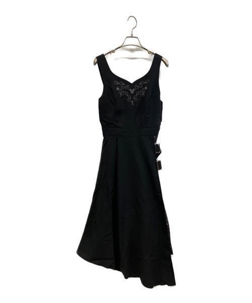 axes femme（アクシーズファム）axes femme (アクシーズファム) キャミソールワンピース ブラック サイズ:M 未使用品の古着・服飾アイテム