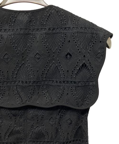 HER LIP TO（ハーリップトゥ）Her lip to (ハーリップトゥ) ノースリーブワンピース ブラック サイズ:Mの古着・服飾アイテム