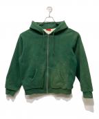 SUPREMEシュプリーム）の古着「ジップパーカー」｜グリーン