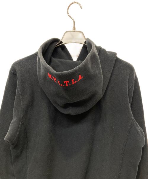 Champion（チャンピオン）Champion (チャンピオン) stussy (ステューシー) プルオーバーパーカー ブラック サイズ:MEDIUMの古着・服飾アイテム