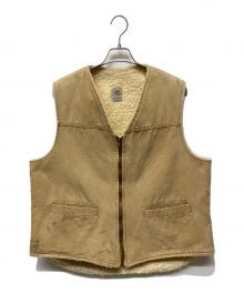 CarHartt（カーハート）の古着「裏ボアベスト」｜ベージュ