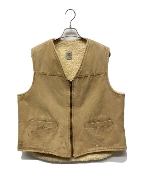 CarHartt（カーハート）CarHartt (カーハート) 裏ボアベスト ベージュ サイズ:不明の古着・服飾アイテム